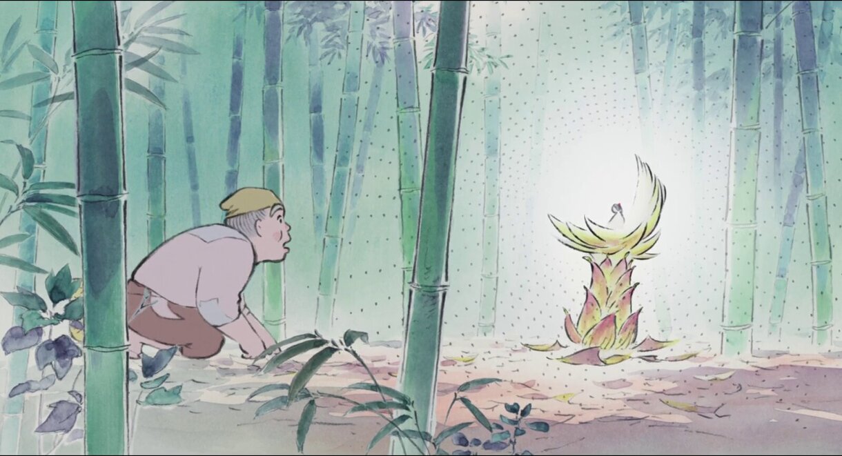 El cuento de la princesa Kaguya Studio Ghibli