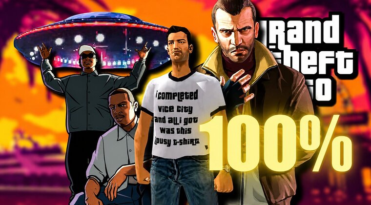 Imagen de Completar al 100% todos los juegos de GTA proporciona interesantes recompensas, excepto en uno de ellos: ¿qué encontraremos en GTA VI?