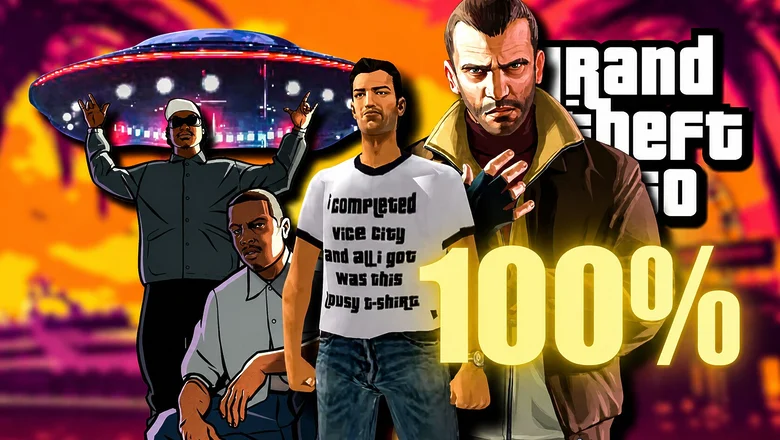 GTA IV, GTA Vice City, GTA San Andreas, GTA V, GTA VI