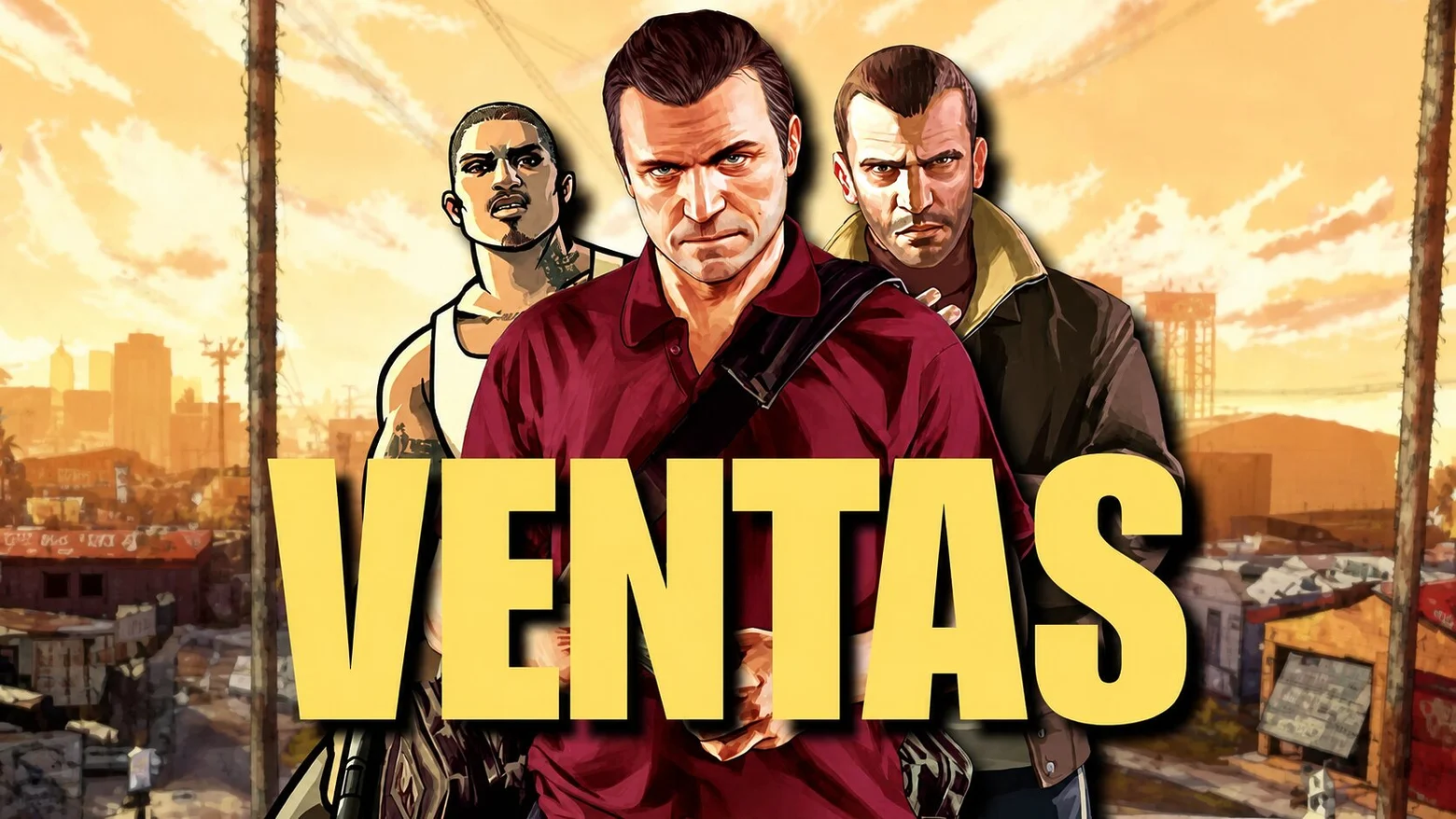 GTA V, GTA San Andreas, GTA IV
