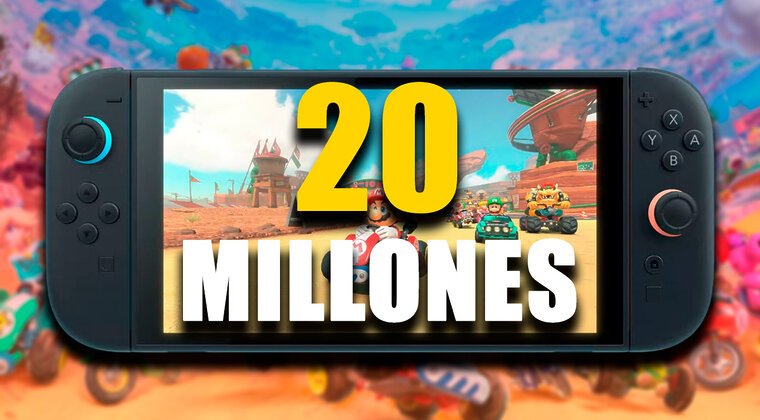 Imagen de Confirmado: Nintendo Switch 2 roza los 20 millones de consolas vendidas con Mario Kart World como top ventas indiscutible