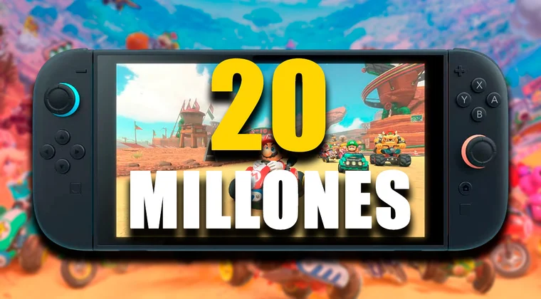 Imagen de Confirmado: Nintendo Switch 2 roza los 20 millones de consolas vendidas con Mario Kart World como top ventas indiscutible