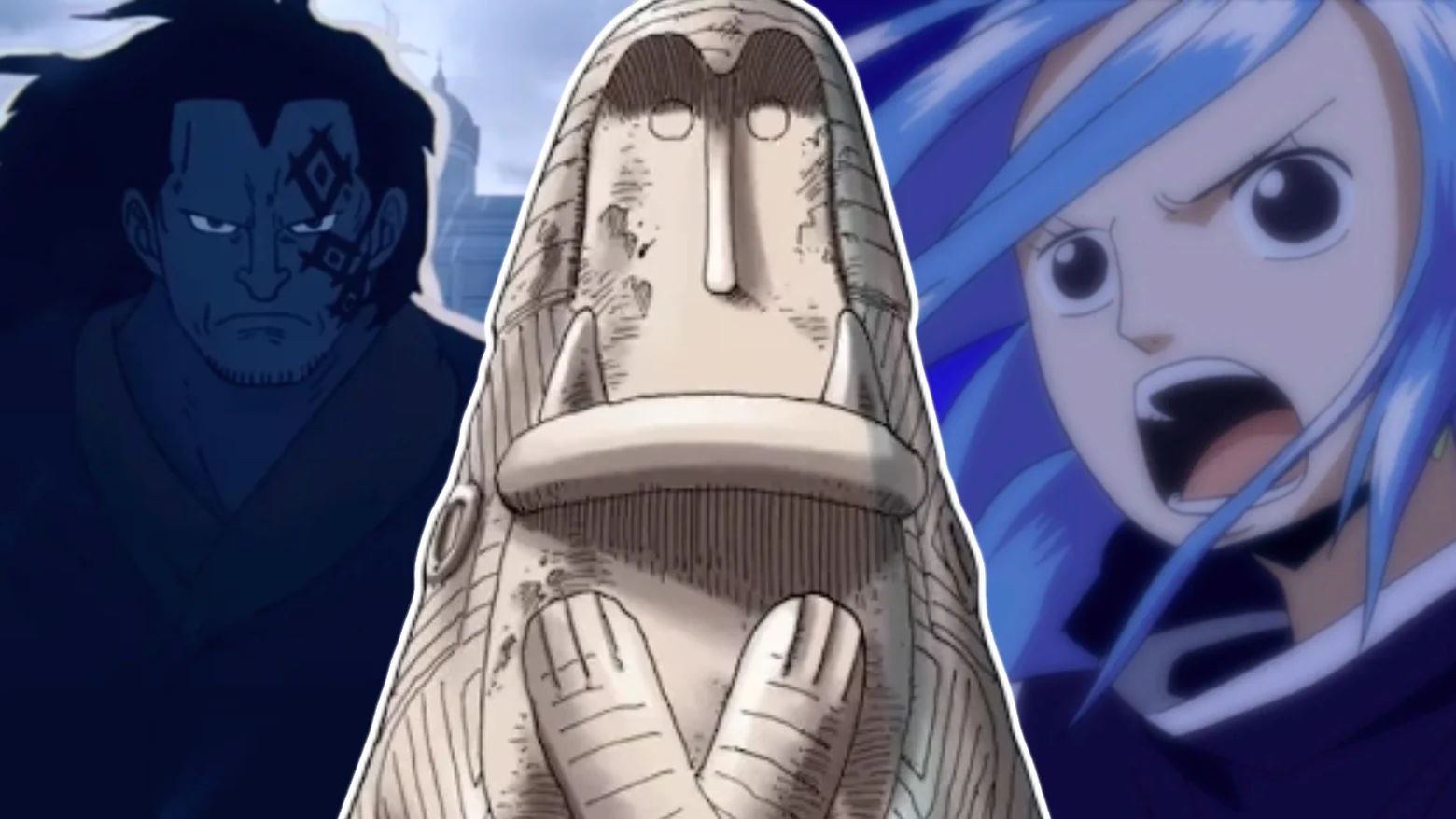 Vivi y Dragon en One Piece