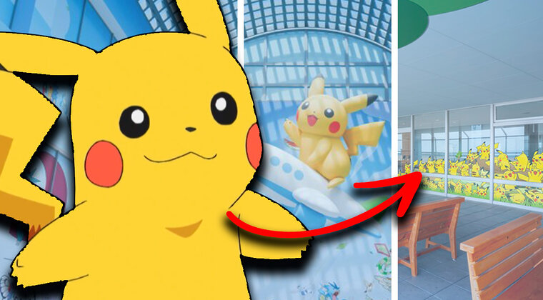 Imagen de Jugar a Pokémon está muy bien, pero será mejor hacerlo en el nuevo aeropuerto totalmente decorado con elementos de la saga