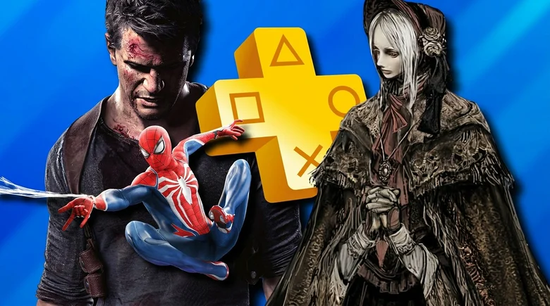 PS Plus, Uncharted 4, Spider-Man, Bloodborne
