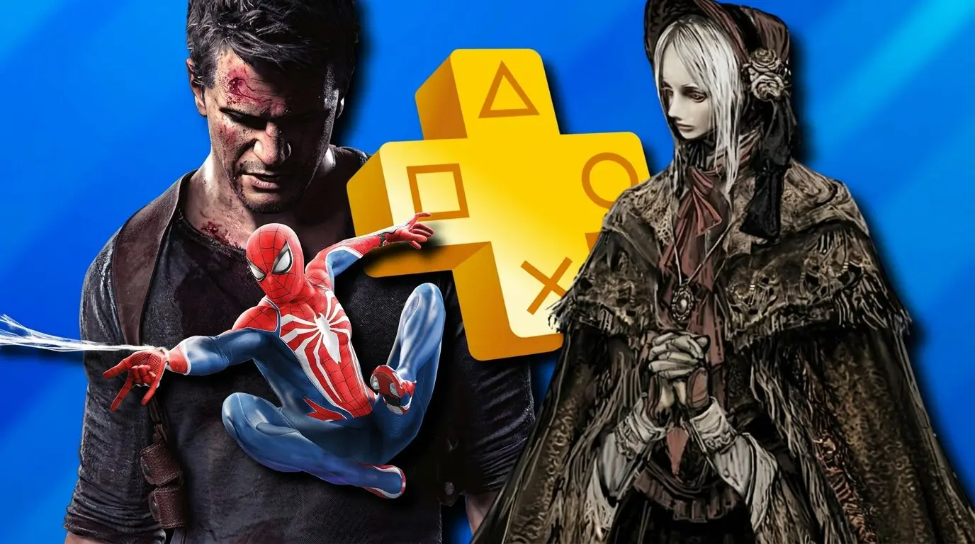 PS Plus, Uncharted 4, Spider-Man, Bloodborne