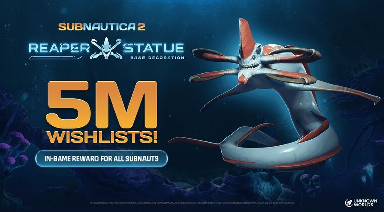 Imagen de Subnautica 2 ya admite reserva y precarga en Steam: 5 millones de listas de deseos avalan su llegada