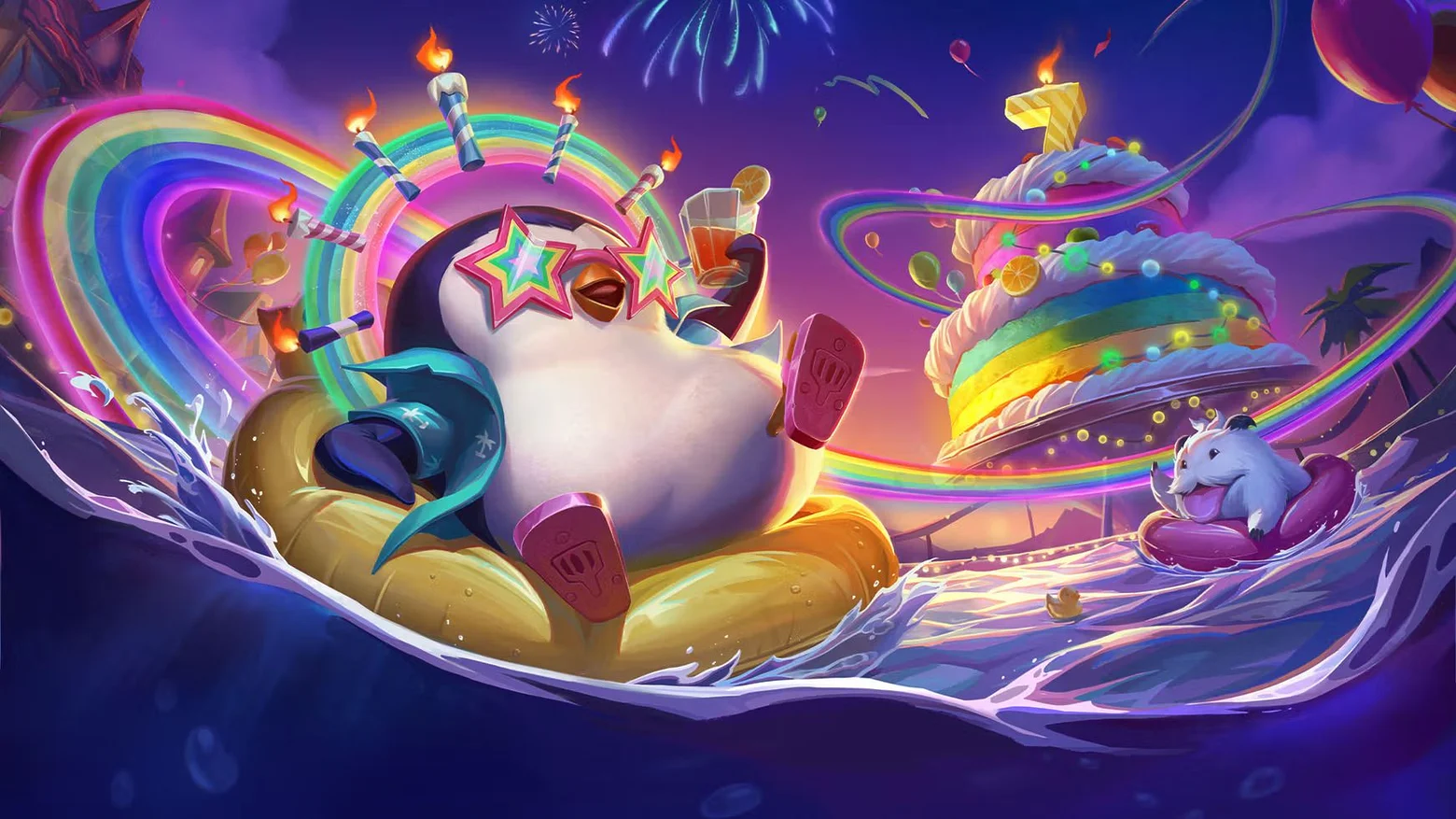 Portada 7 aniversario TFT Pengu