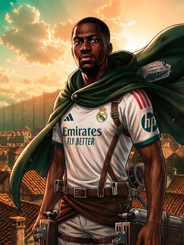 Ataque a los Titanes Konate Real Madrid
