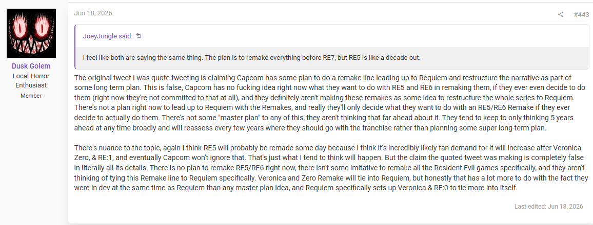 "Resident Evil: Veronica y Zero Remake conectarán con Requiem", afirma un conocido leaker de la saga