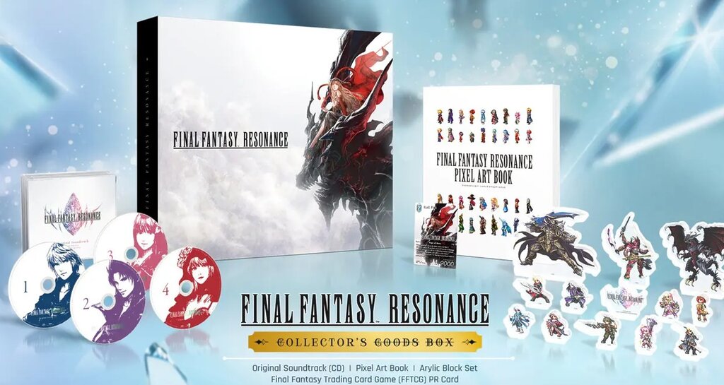 La edición coleccionista de Final Fantasy Resonance no tiene figura pero si la mayor recopilación musical jamás incluida en una edición
