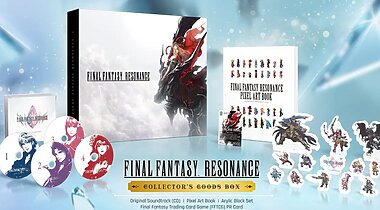 Imagen de La edición coleccionista de Final Fantasy Resonance no tiene figura pero si la mayor recopilación musical jamás incluida en una edición