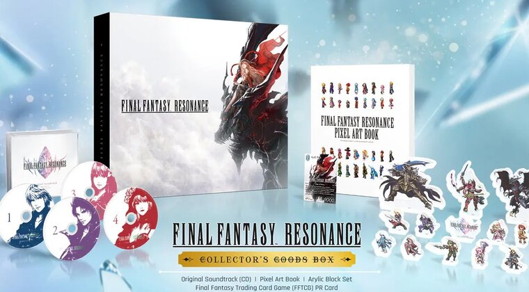 Imagen de La edición coleccionista de Final Fantasy Resonance no tiene figura pero si la mayor recopilación musical jamás incluida en una edición