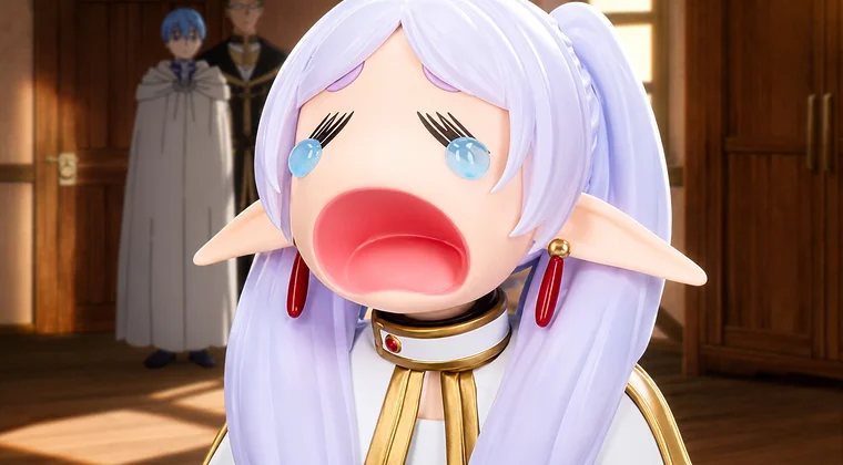 Imagen de La mítica escena de Frieren llorando ya tiene su propia figura, y cuesta poco más de 30€