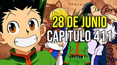 Imagen de 567 días después, Hunter x Hunter al fin confirma la fecha del capítulo 411: Yoshihiro Togashi está de vuelta