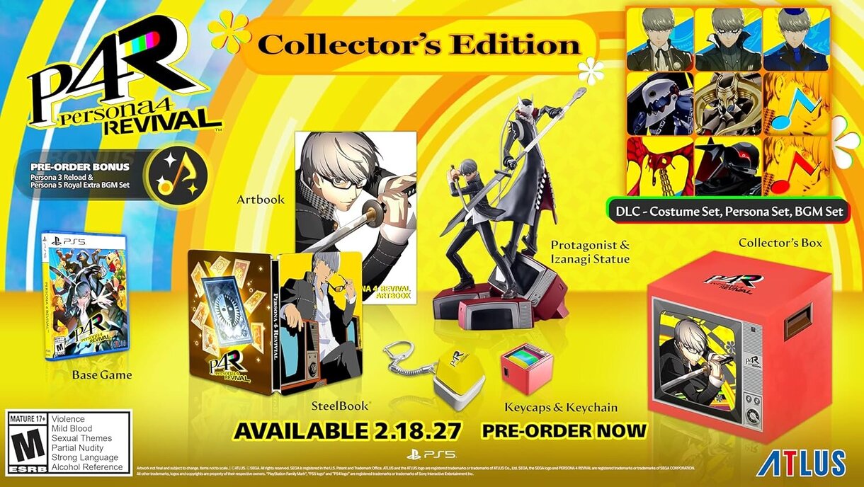Edición coleccionista de Persona 4: Revival