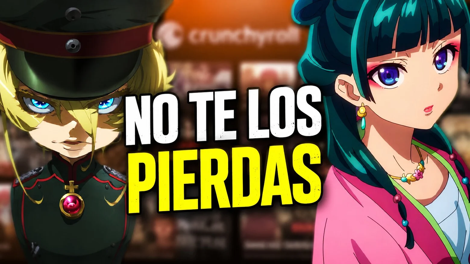 nuevos animes de crunchy pero 4 imprescindibles