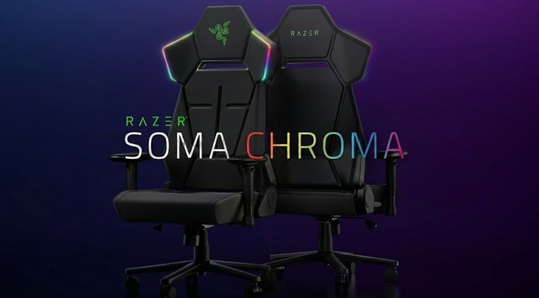 Imagen de Razer presenta Soma Chroma, su primera silla gaming con iluminación RGB que reacciona a más de 300 juegos