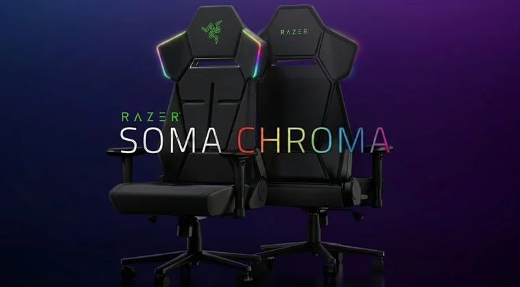 Imagen de Razer presenta Soma Chroma, su primera silla gaming con iluminación RGB que reacciona a más de 300 juegos