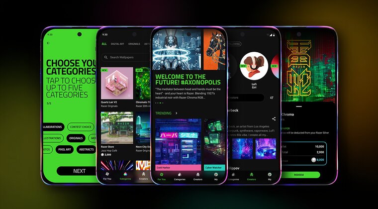 Imagen de Razer Axon desembarca en Android con sus fondos de pantalla animados y reparte periféricos para celebrarlo