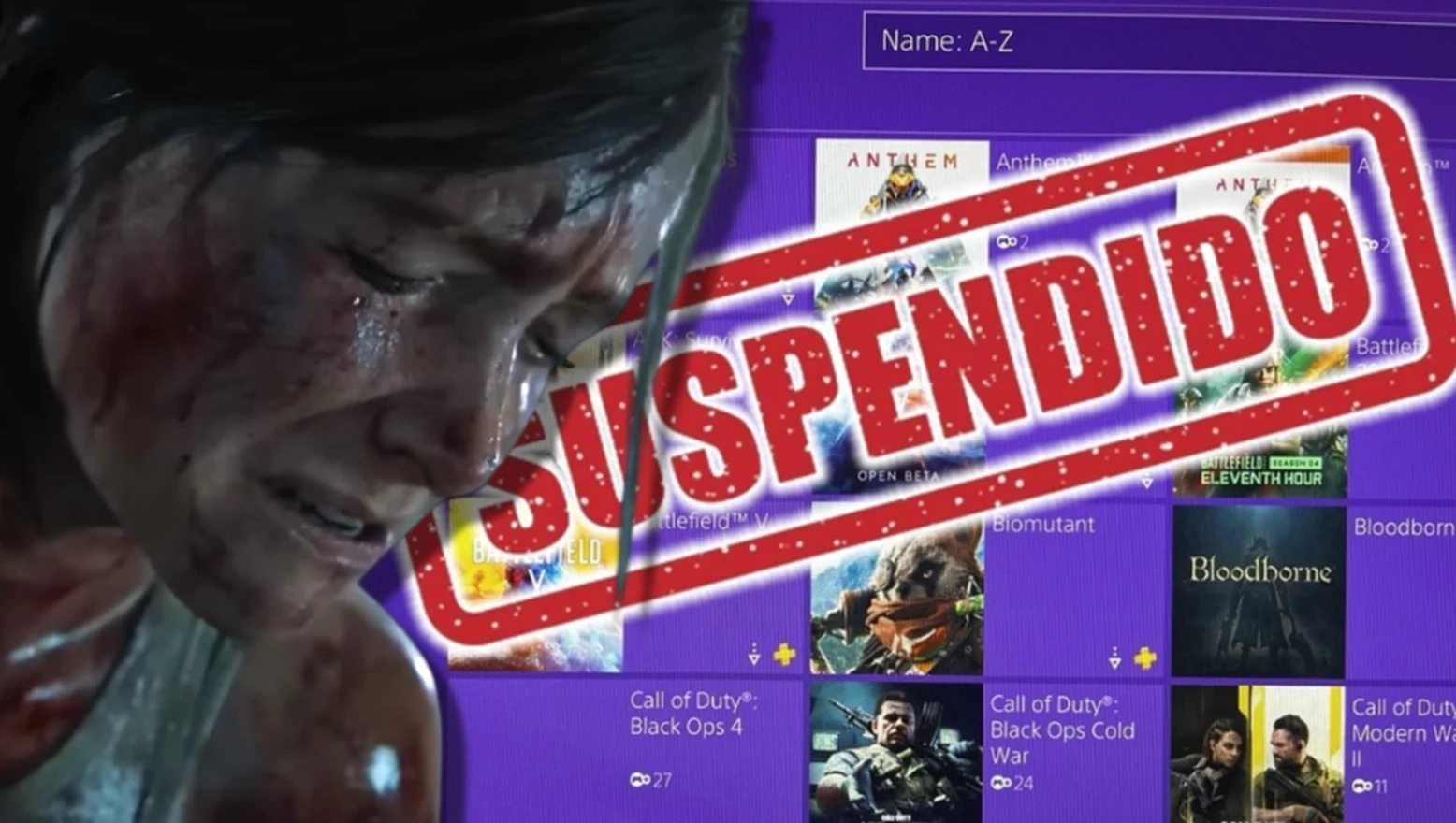 cuenta suspendida juegos perdidos