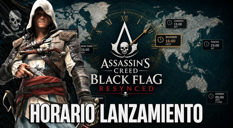 Imagen de Assassin's Creed Black Flag: Resynced ya tiene horarios oficiales de lanzamiento: consulta cuándo podrás jugar en tu país