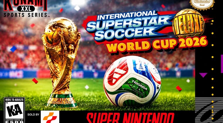 Imagen de Konami no tiene un juego del Mundial 2026 pero la comunidad retro actualiza el ISS Deluxe de SNES con los 48 equipos reales