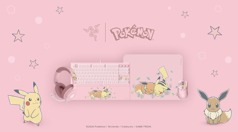 Imagen de Razer viste sus periféricos con Pikachu y Eevee y completa su homenaje a los 30 años de Pokémon