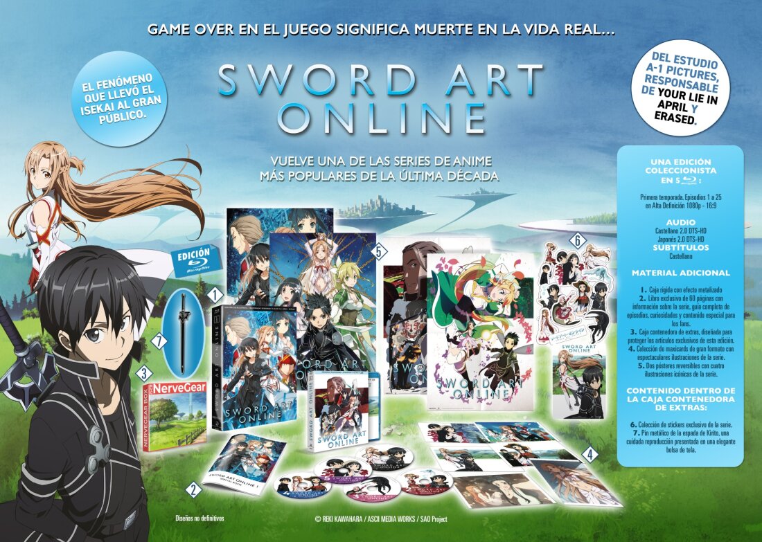 Sword Art Online temporada 1 edicion coleccionista