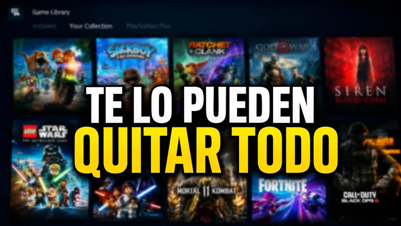 te pueden quitar todo en psn